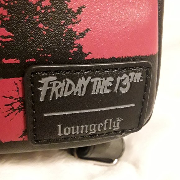 Loungefly Horror Friday the 13th Jason Forest Cabin Mini Backpack From Hot Topic - Picture 3 of 7